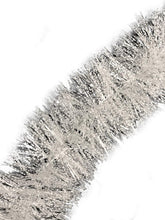 Load image into Gallery viewer, 15 Foot Tinsel Garland for Christmas Decorations - Non-Lit Holiday Decor for Outdoor or Indoor Use - Premium Quality Home Garden Artificial Tinsel Garland, or Wedding Party Decorations (15ft, White)