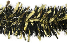 Load image into Gallery viewer, 20 Foot Tinsel Garland for Christmas Decorations - Non-Lit Holiday Decor for Outdoor or Indoor Use - Premium Quality Home Garden Artificial Greenery, or Wedding Party Decorations (Gold)