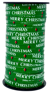 Celebrate A Holiday Christmas Curling Ribbon 3 Pack, Green, Metallic Silver, Red & White Stripes, Christmas Holiday Party Crafts Supplies Decorations - 100 Yards Per Roll - 900 Feet Total Curly Ribbon