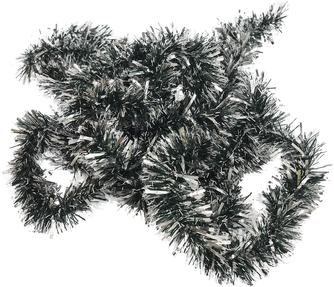 15 Foot Tinsel Garland for Christmas Decorations - Non-Lit Holiday Dec –  Celebrate A Holiday