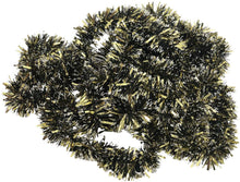 Load image into Gallery viewer, 20 Foot Tinsel Garland for Christmas Decorations - Non-Lit Holiday Decor for Outdoor or Indoor Use - Premium Quality Home Garden Artificial Greenery, or Wedding Party Decorations (Gold)
